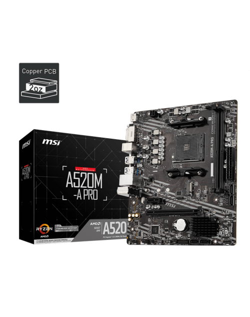 MSI A520M-A PRO AMD RYZEN